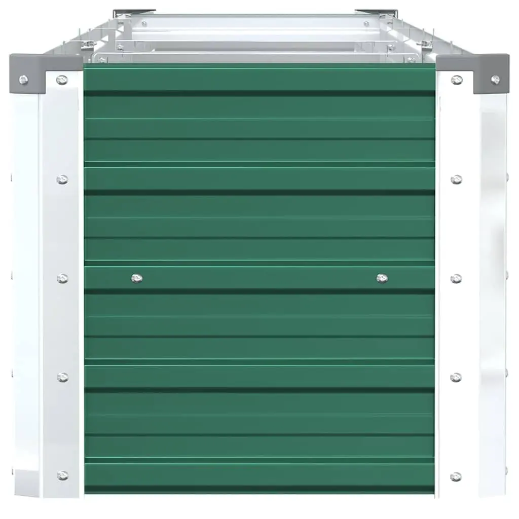 Raised Garden Bed Planter Box Outdoor Use Green 320x40x45cm