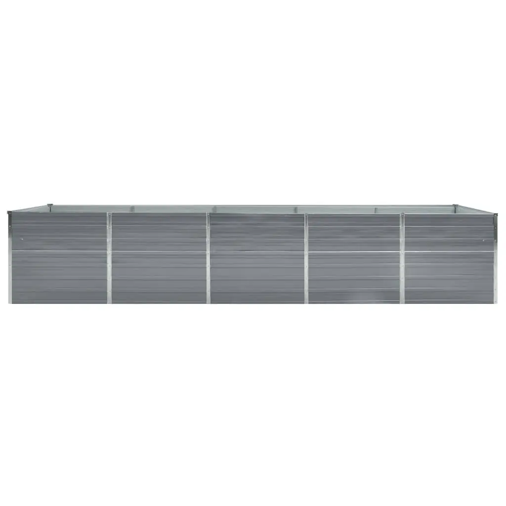 Galvanised Steel Garden Raised Bed Outdoor Planter Box 400 x 80 x 45 cm