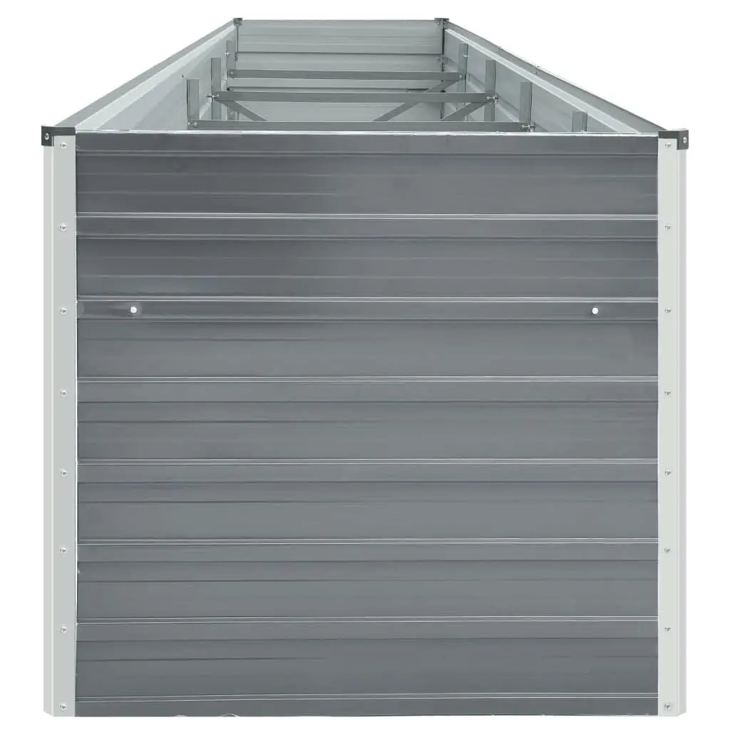 Galvanised Steel Garden Raised Bed Outdoor Planter Box 400 x 80 x 45 cm