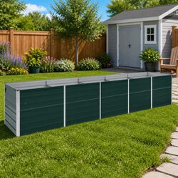 Galvanised Steel Raised Garden Bed: Dimensions and Features