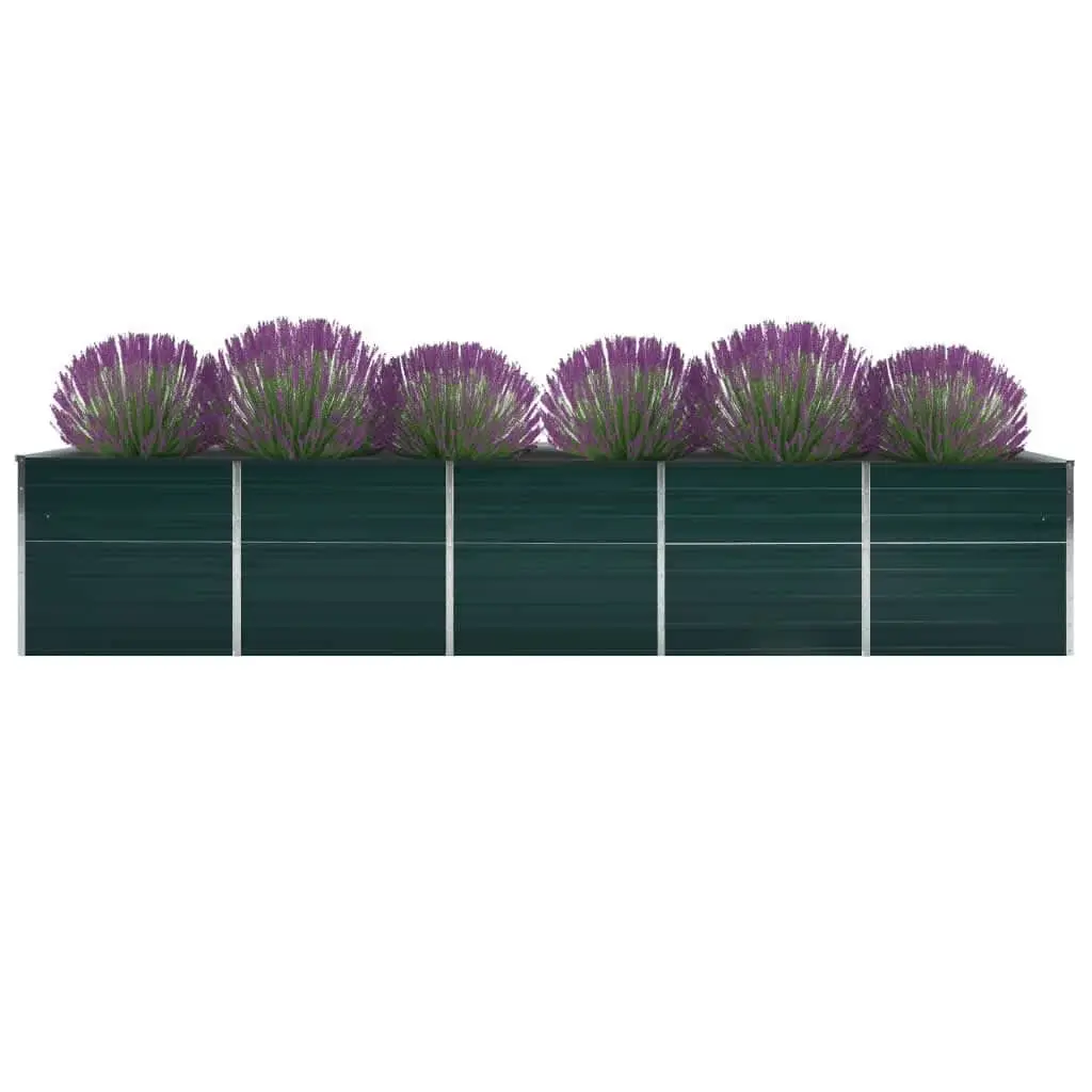 Raised Garden Bed Galvanised Steel Planter Box Outdoor Flowers Vegetables Herbs