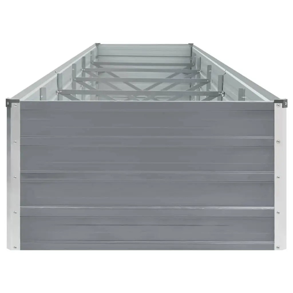 Garden Raised Bed Galvanised Steel Planter Box Outdoor Flowers Vegetables Herbs
