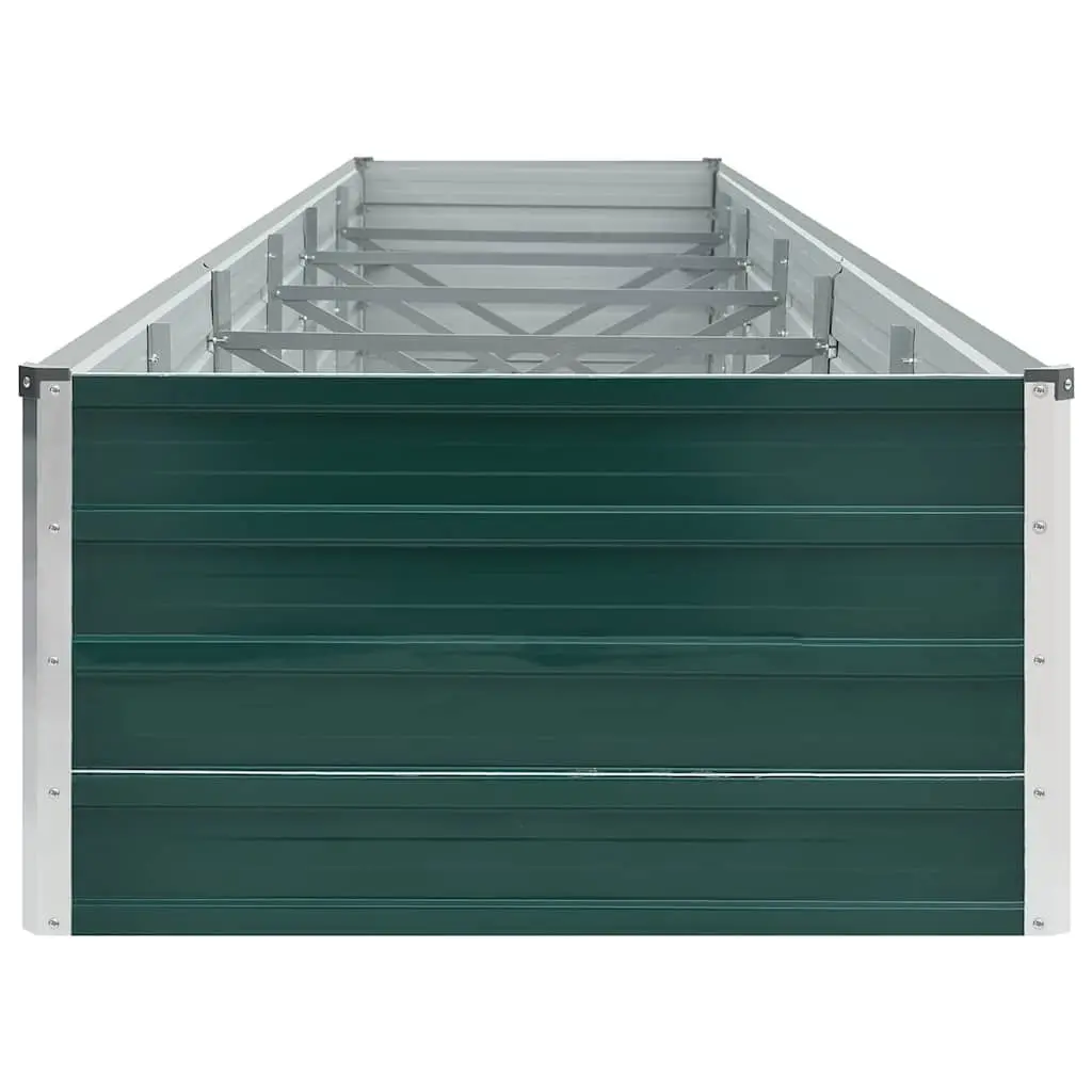 Raised Garden Bed Planter Box Outdoor 480 x 80 x 45 cm Galvanised Steel for Flowers Vegetables Herbs
