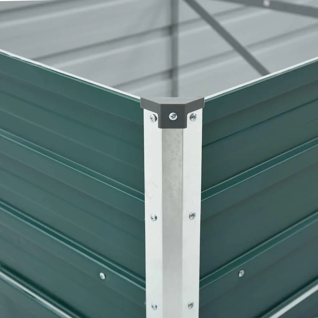 Raised Garden Bed Planter Box Outdoor 480 x 80 x 45 cm Galvanised Steel for Flowers Vegetables Herbs
