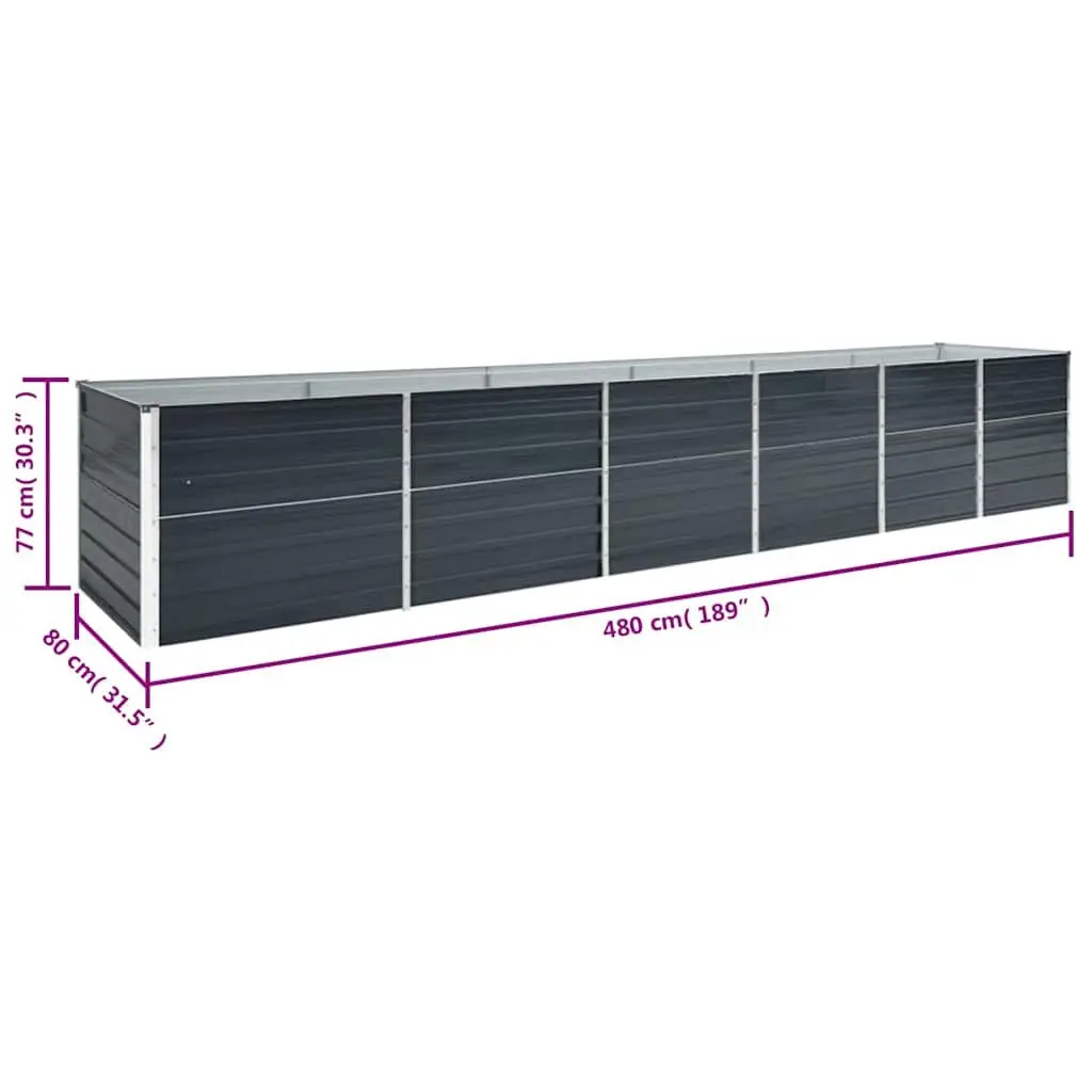 Raised Garden Bed Planter Box Outdoor Vegetables Flowers Herbs Growing Container