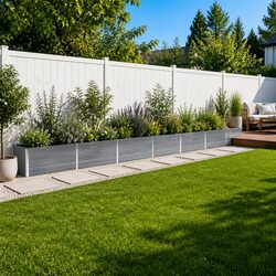 Galvanised Steel Outdoor Raised Bed - 600 x 80 x 45 cm