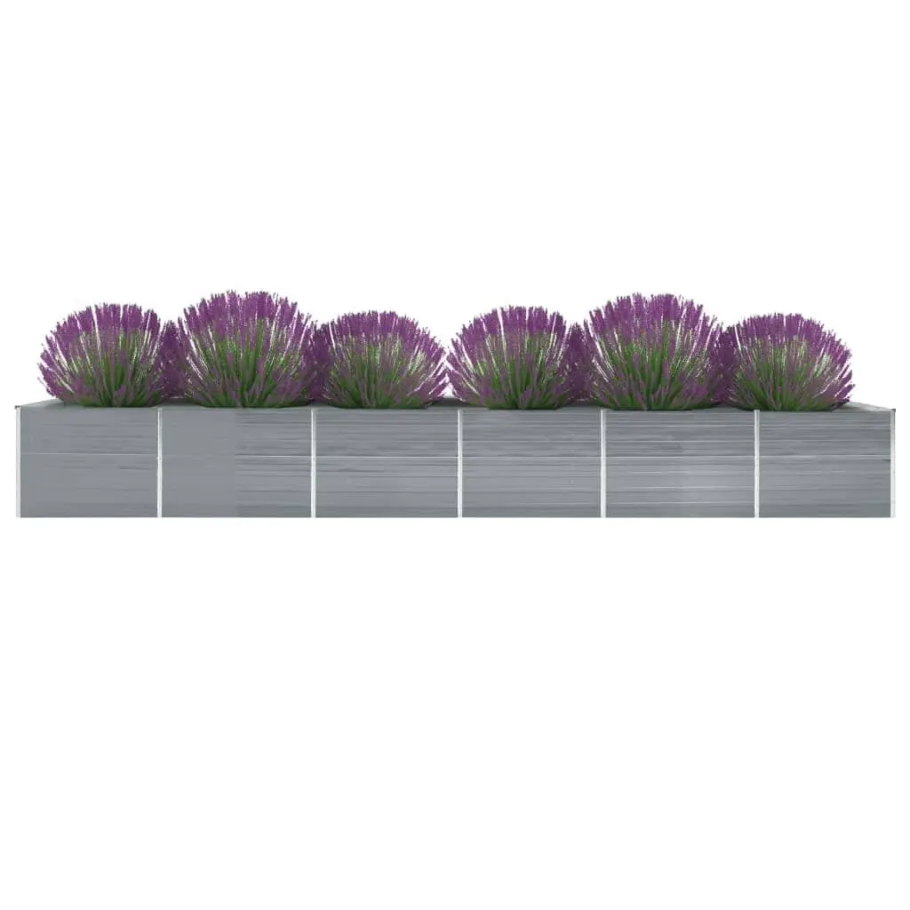 Raised Garden Bed Planter Box in Grey