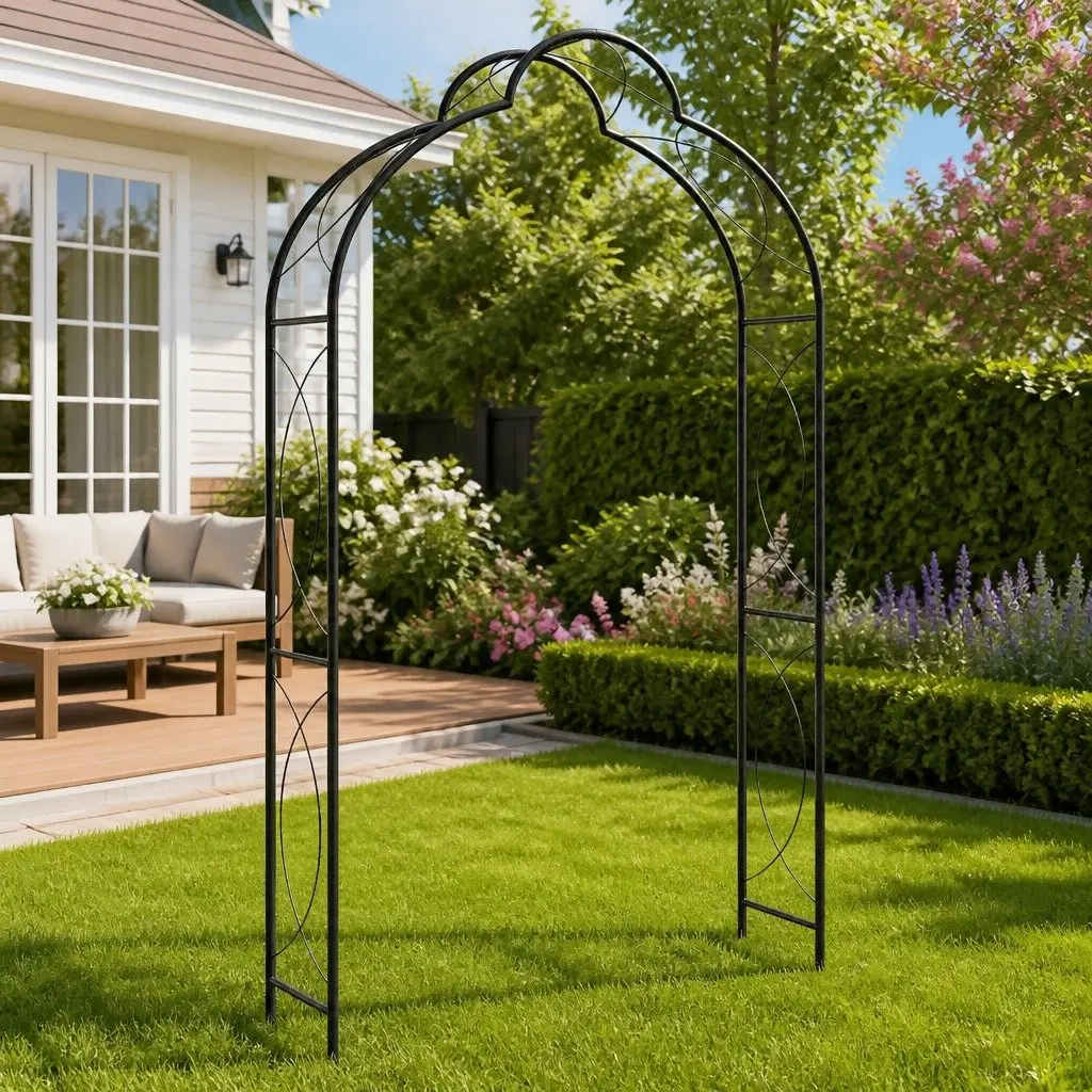 Garden Arch Outdoor Iron 150 x 34 x 240 cm