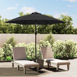 Specifications for 300cm Black Garden Parasol with Crank