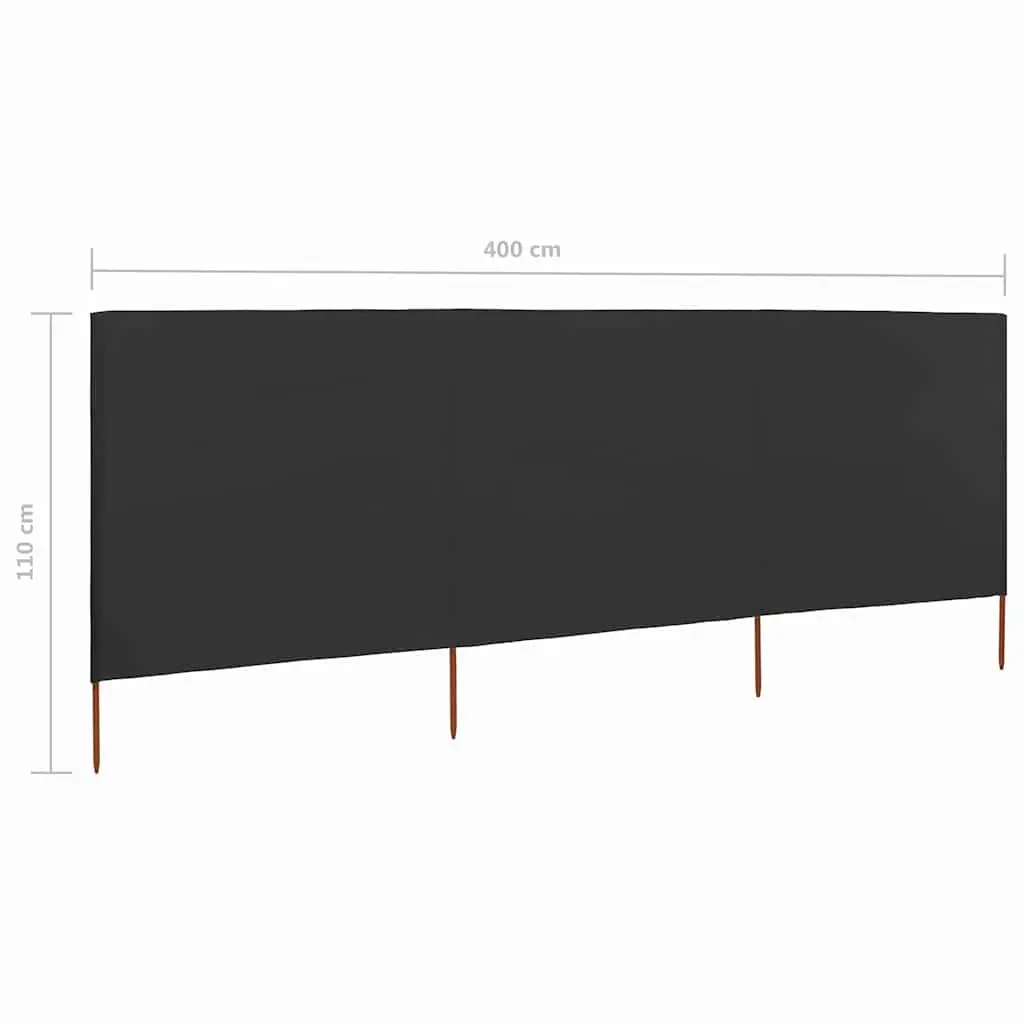 3-Panel Folding Wind Screen for Gardens