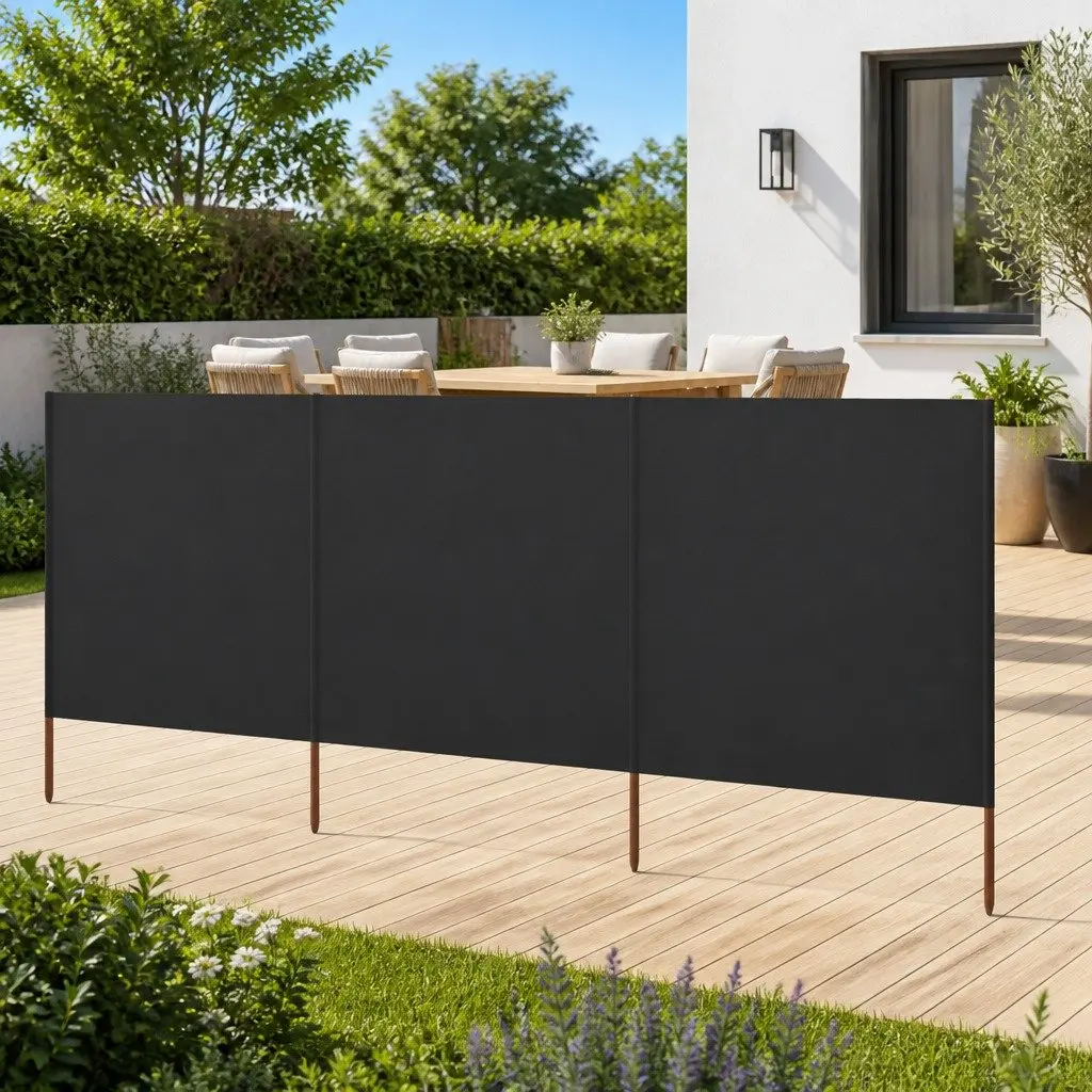 3-Panel Folding Wind Screen