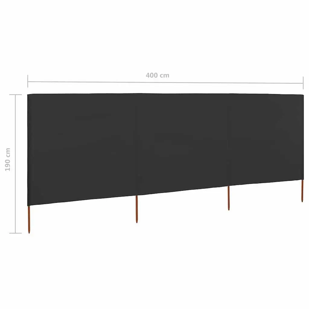 3-Panel Folding Wind Screen