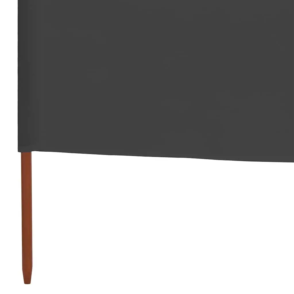 6-Panel Folding Wind Screen Outdoor Garden Shelter 800x120 cm