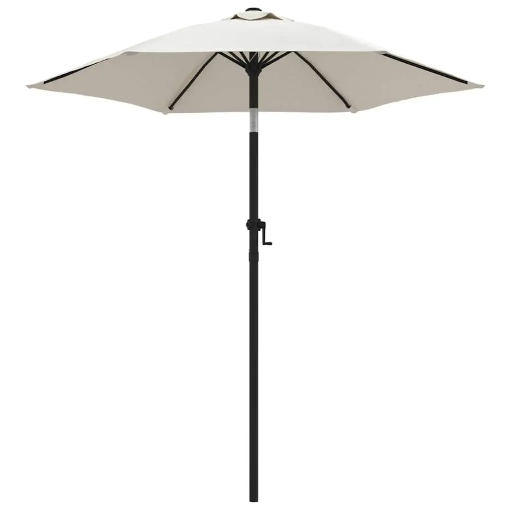 White Outdoor Parasol 200x224cm