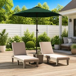 Specifications of Green Garden Parasol 200x224cm