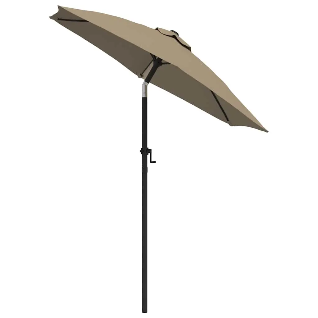 Garden Parasol Outdoor Use Taupe 200x224cm