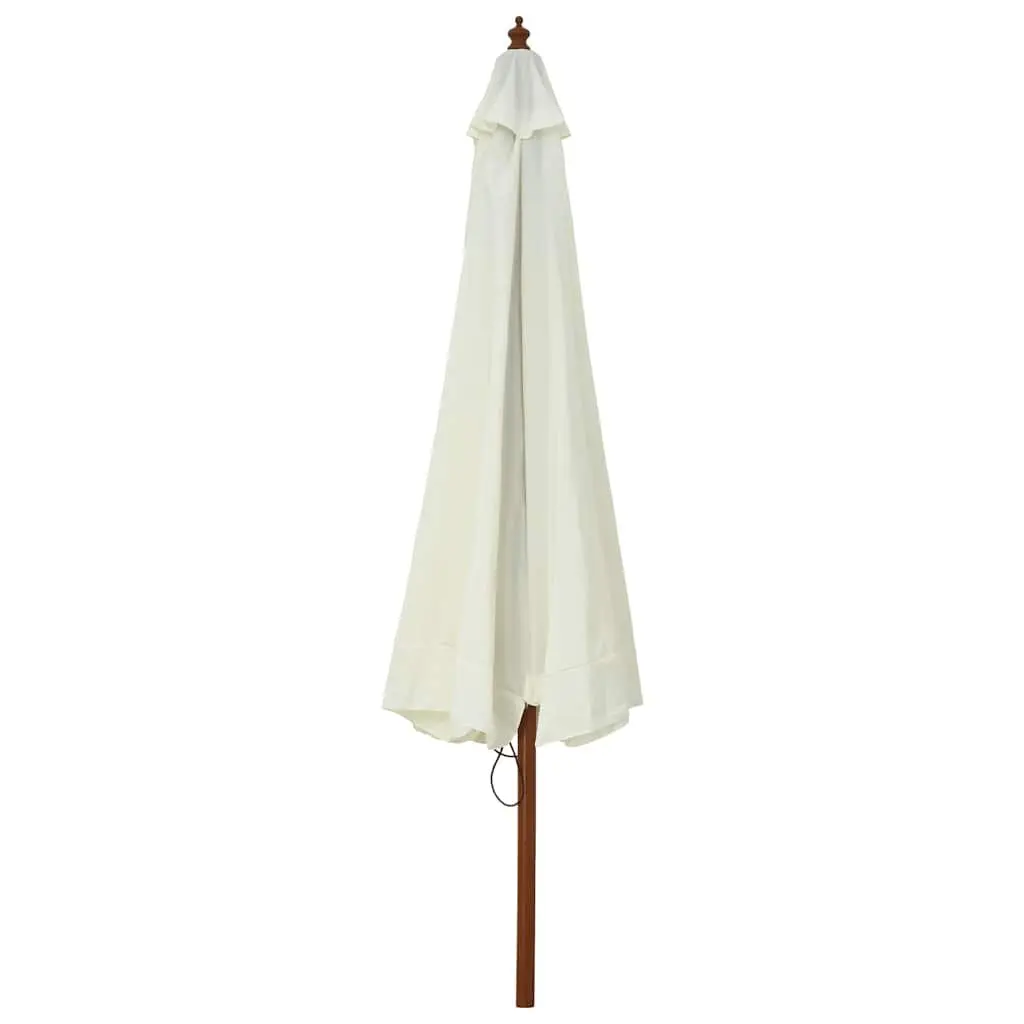 330cm Garden Parasol with Wooden Pole
