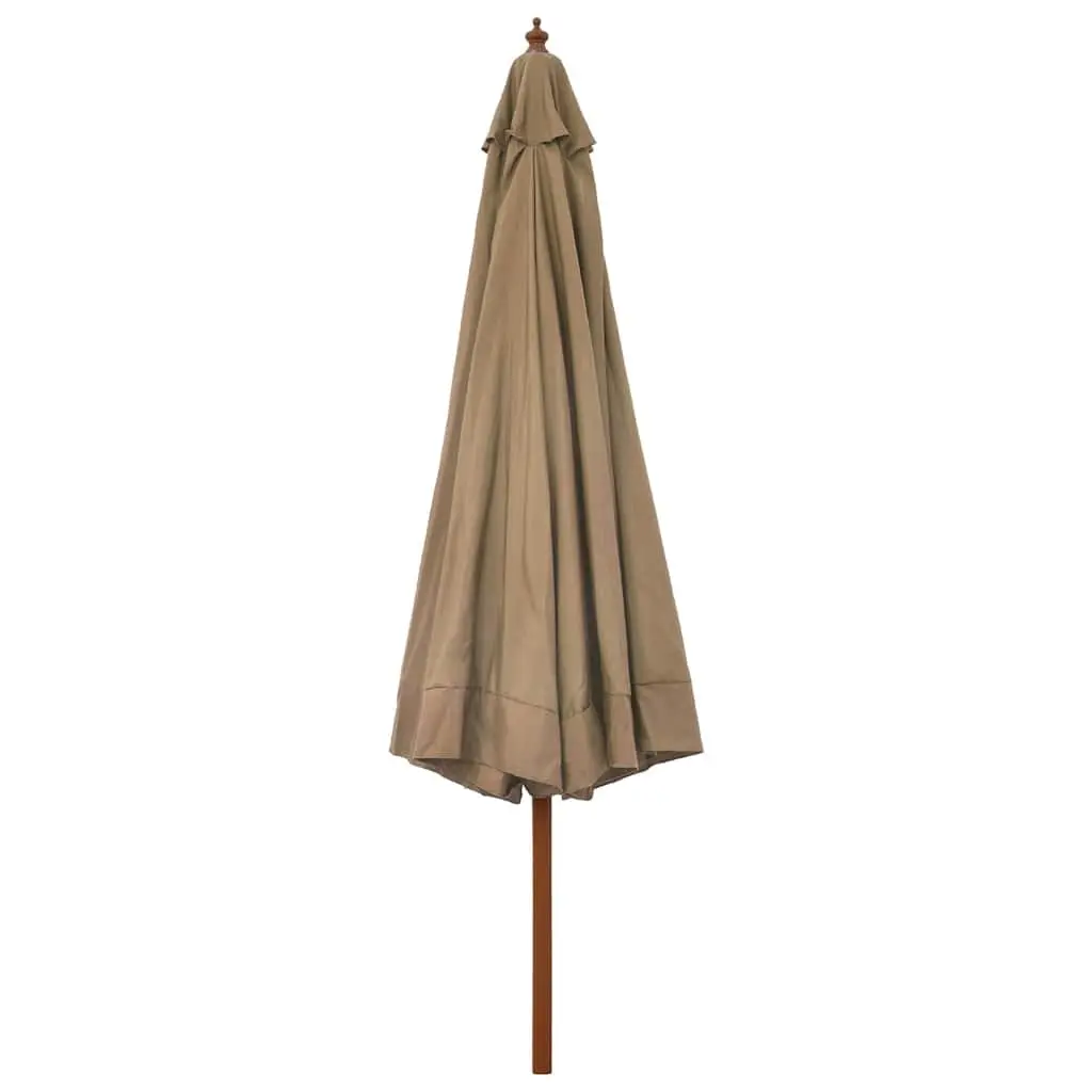 Garden Parasol with Wooden Pole 330cm