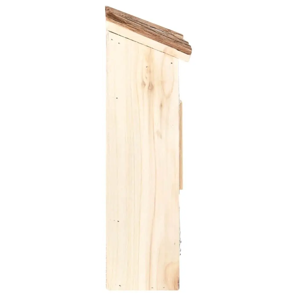 Wooden Insect Hotel Butterfly House Garden Wildlife Shelter Brown Firwood