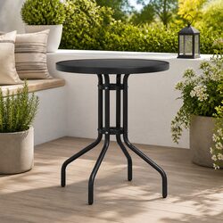 Specifications of the 80cm Round Glass Top Garden Table