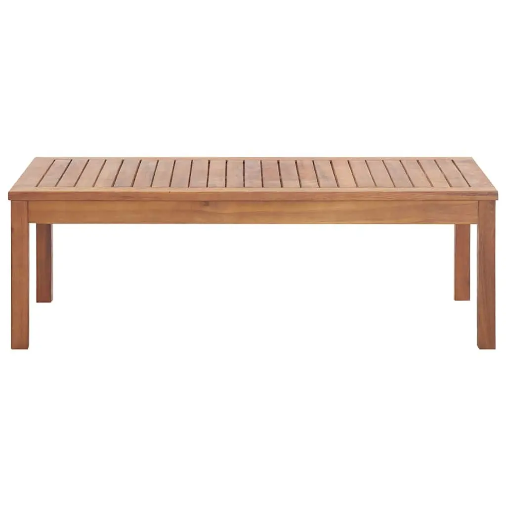 4 Piece Garden Lounge Set Outdoor Use Acacia Wood Sofa with Cushions