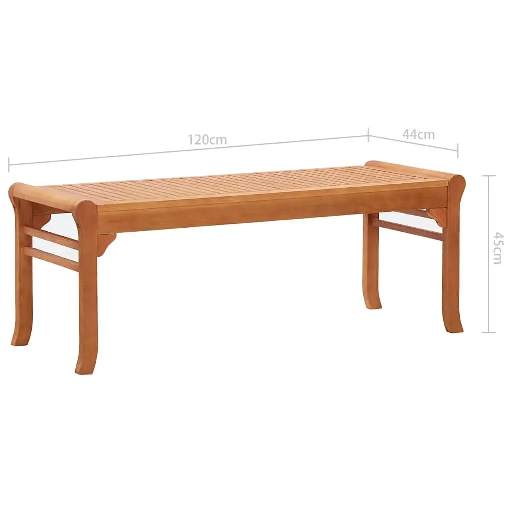 Wooden Bench Outdoor Garden Seating 120cm