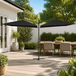 Double Parasol Outdoor Umbrella Specifications 250x250 cm