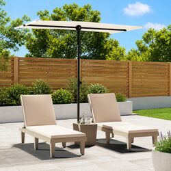 Garden Parasol Specifications: 180x110cm Rotating Canopy