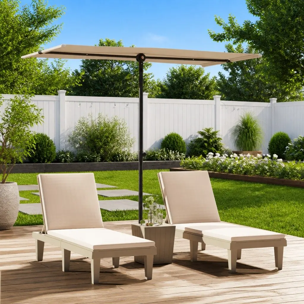 180x110cm Garden Parasol