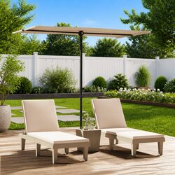 Specifications of 180x110cm Garden Parasol