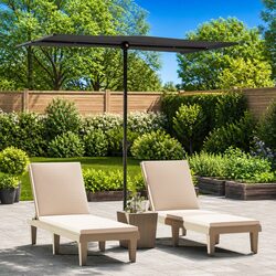 Specifications of Garden Parasol Umbrella 180x110cm Black