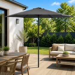 Garden Parasol with Dimensions 270x246 cm, Anthracite Colour