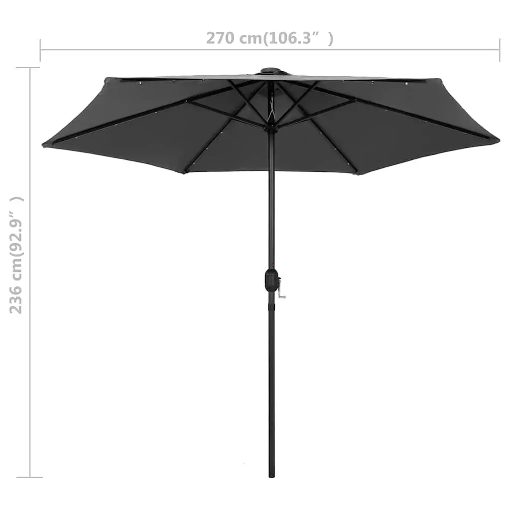 Garden Parasol Outdoor Sunshade 270 cm