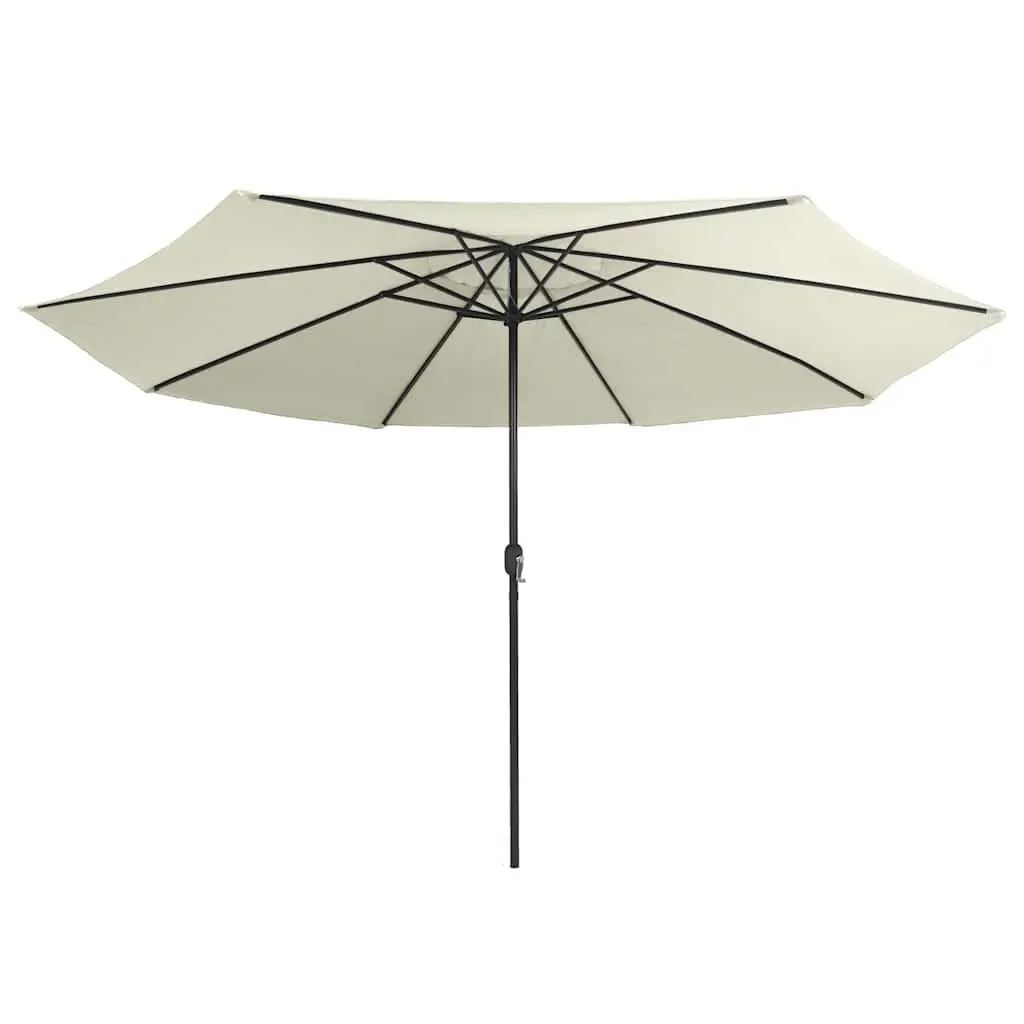 Garden Parasol Outdoor Umbrella 390cm White
