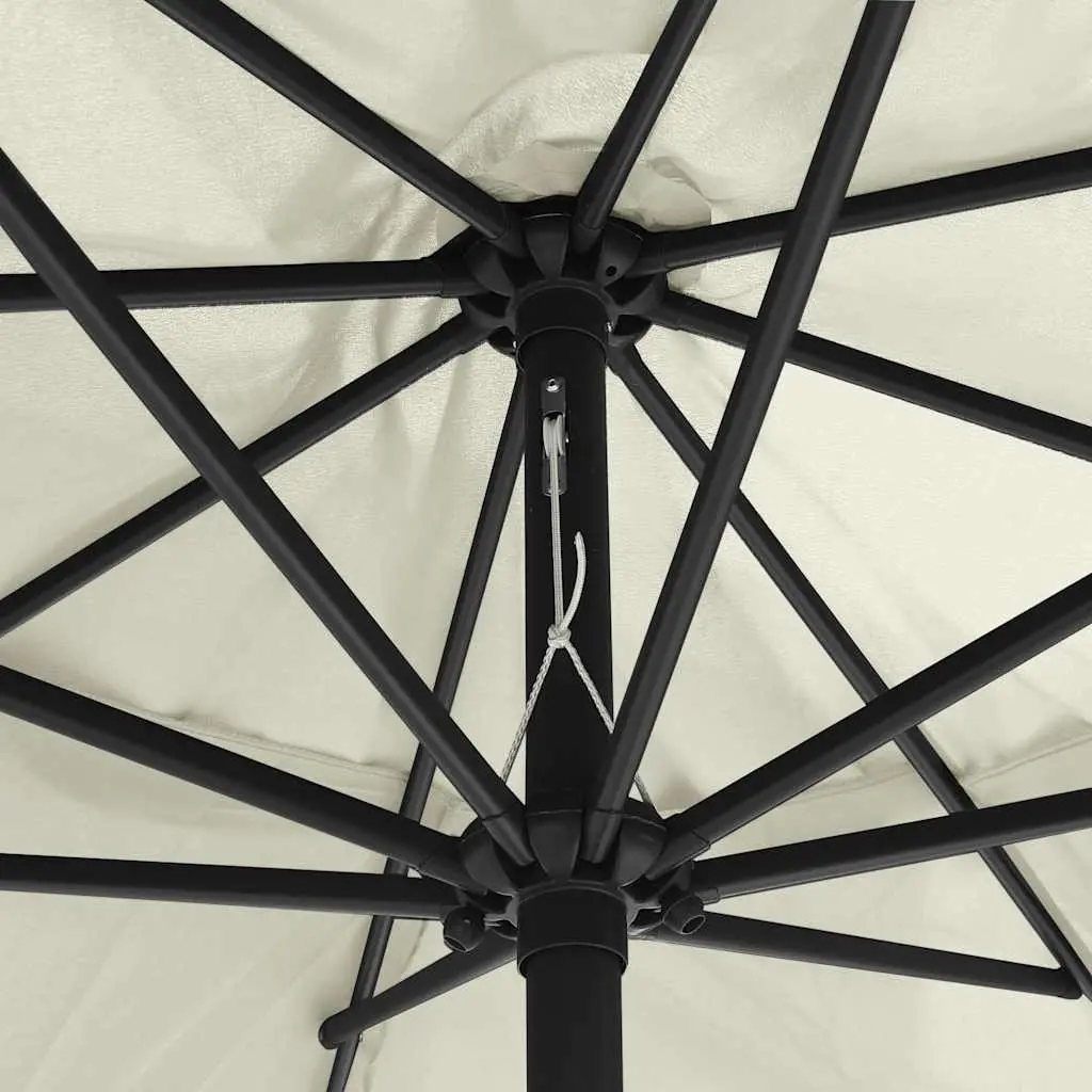 Garden Parasol Outdoor Umbrella 390cm White