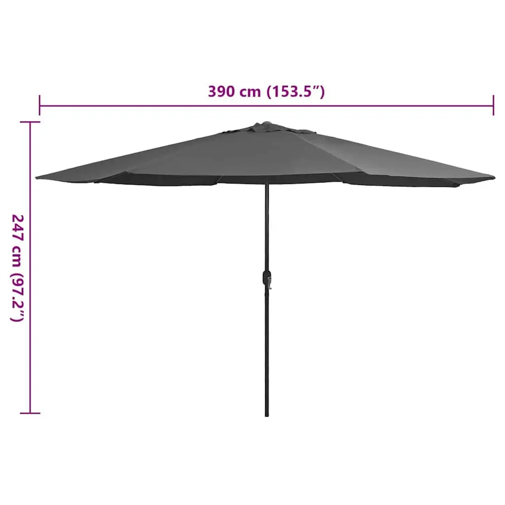 Garden Parasol Umbrella 390 cm with UV Protection