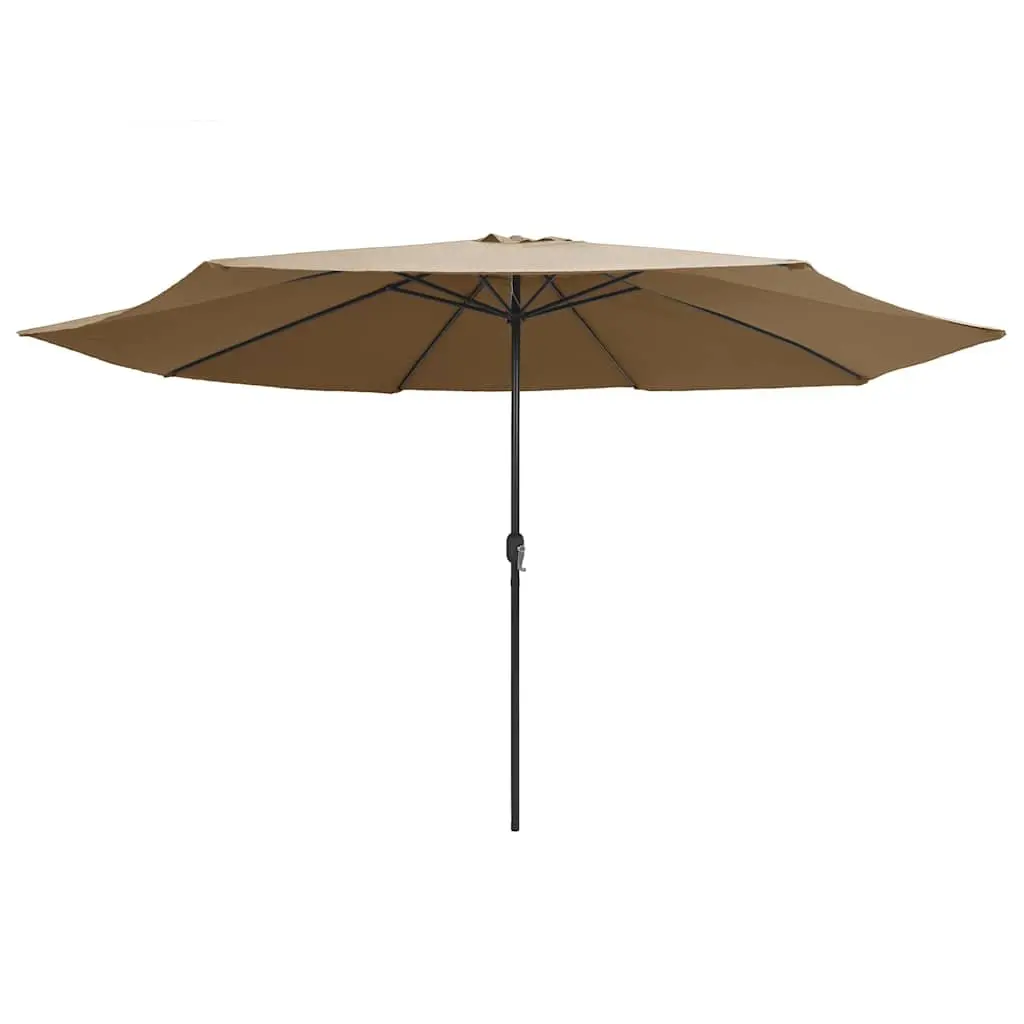 Garden Parasol Outdoor Use 390cm Taupe