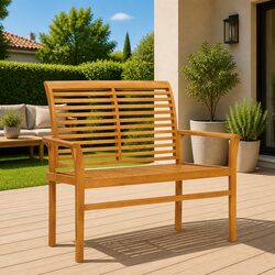 Specifications of the 112cm Solid Teak Wood Garden Bench