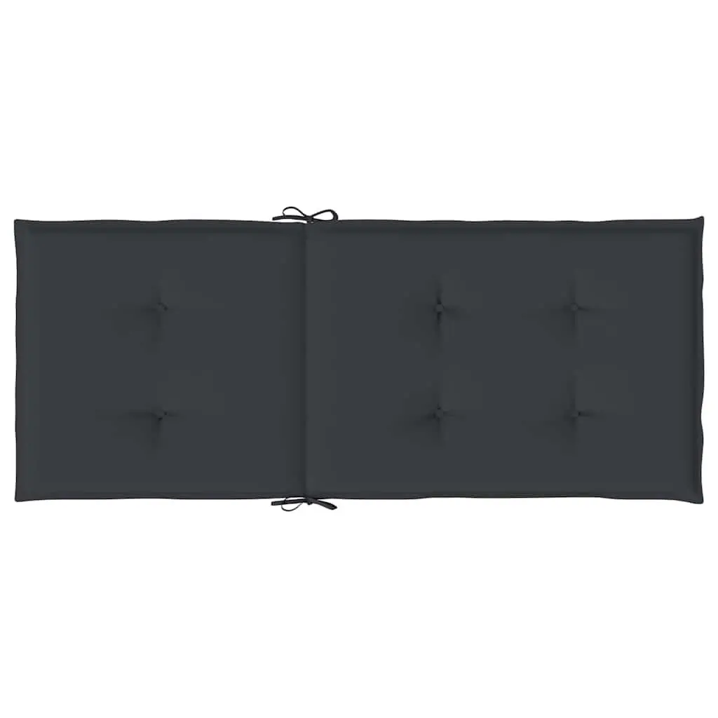 Highback Chair Cushions Outdoor Garden Patio 120x50x3 cm 4 Piece