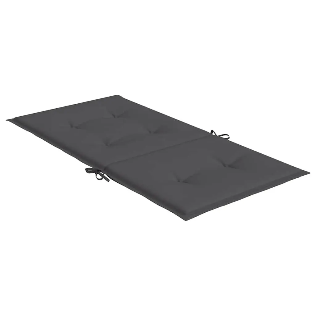 Lowback Chair Cushions 4 pcs Anthracite