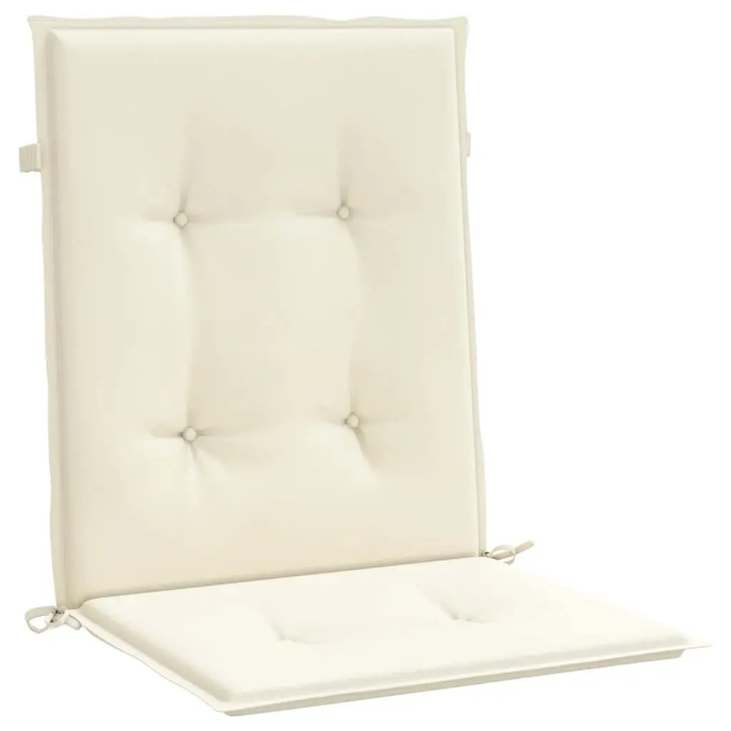 Cream Lowback Chair Cushions 4-Pack