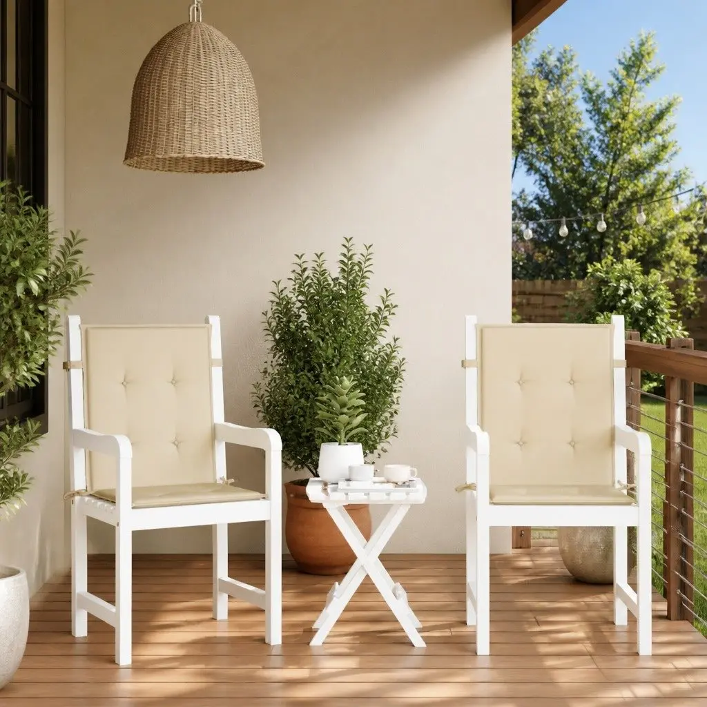 Garden Lowback Chair Cushions 2 Pack