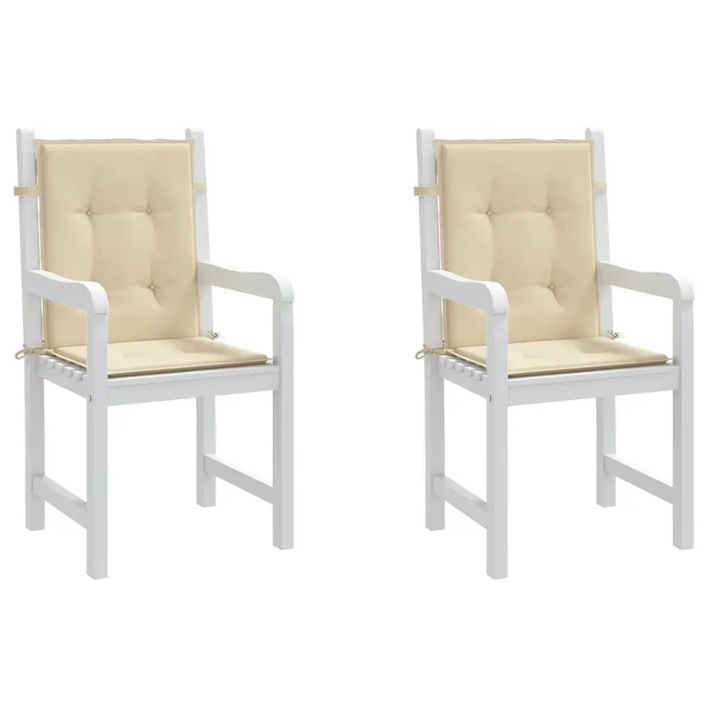 Garden Lowback Chair Cushions 2 Pack