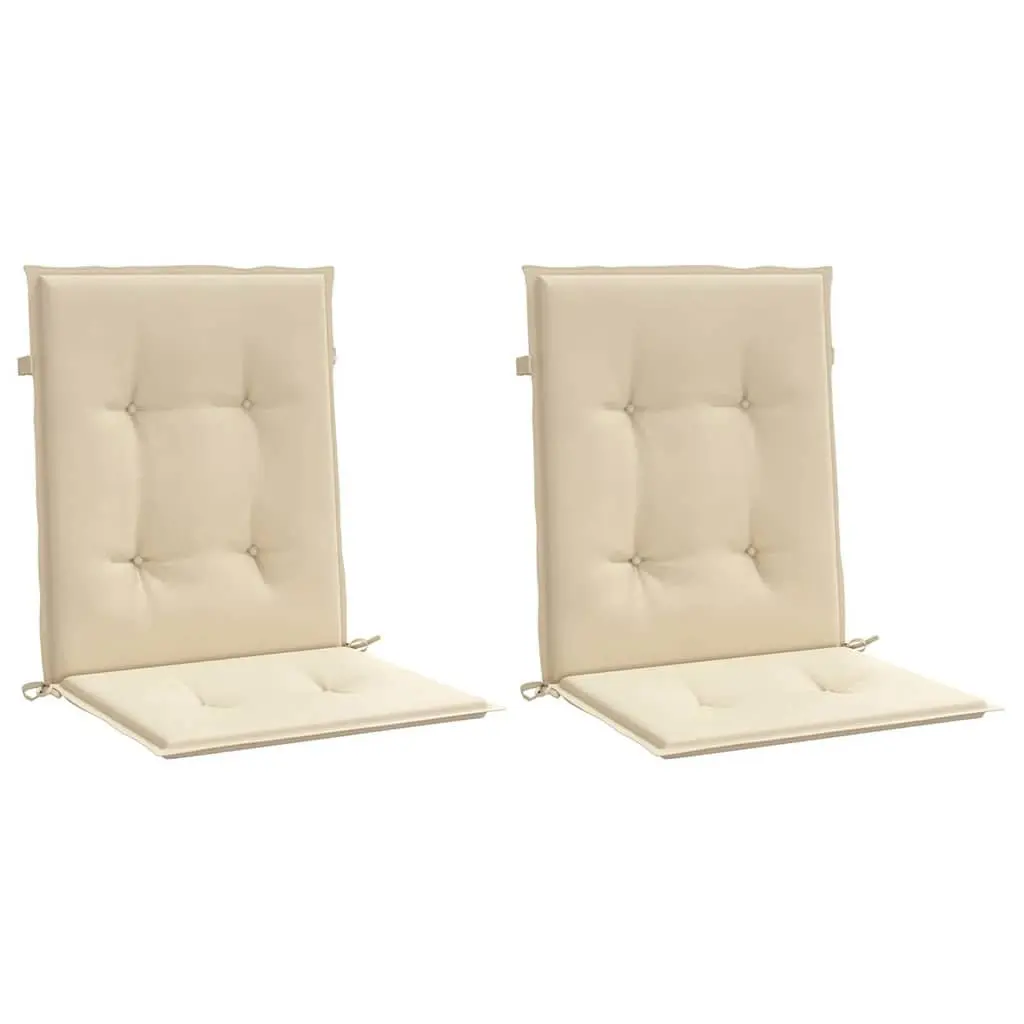 Garden Lowback Chair Cushions 2 Pack