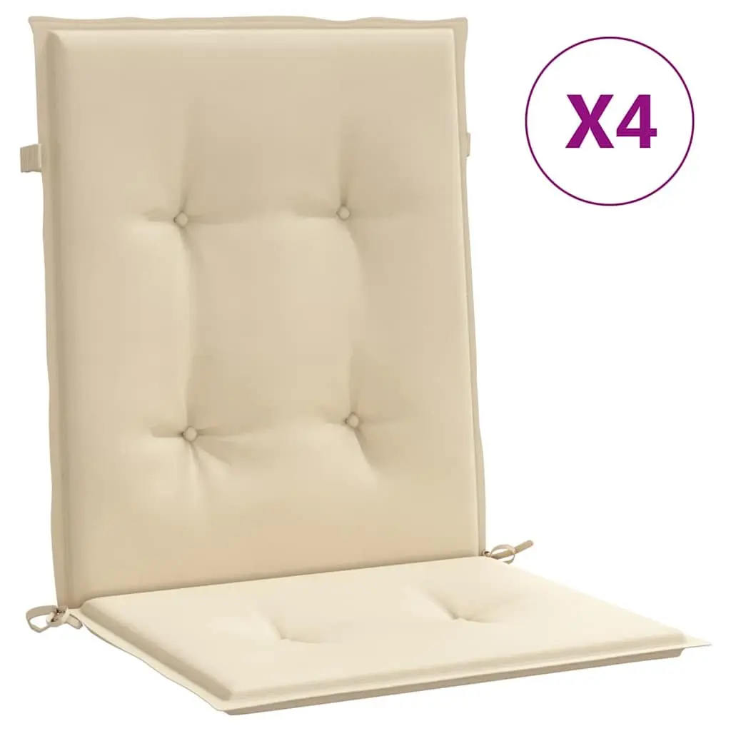 Lowback Chair Cushions 4 Pack