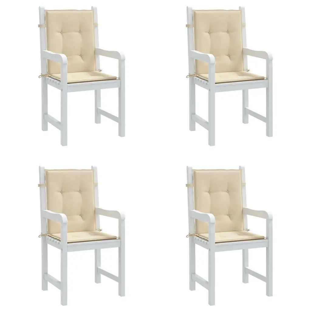 Lowback Chair Cushions 4 Pack