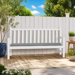 Garden Bench Cushion Specifications - Grey 200x50x3cm
