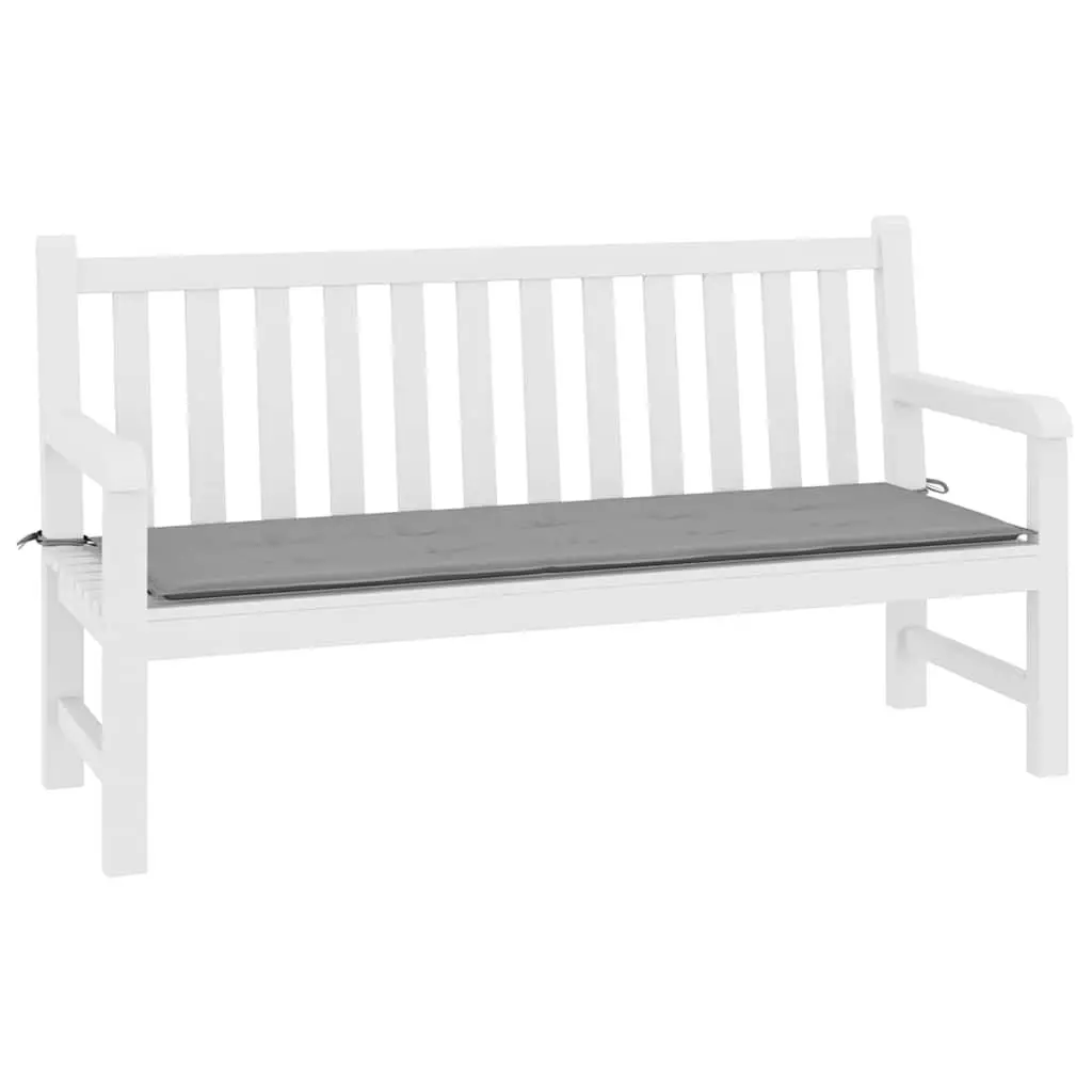 Garden Bench Cushion Grey 200x50x3cm Outdoor Patio Seating Pad Foam Filled