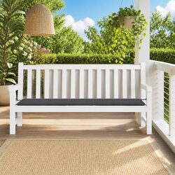 Garden Bench Cushion Specifications: Black 200x50x3 cm