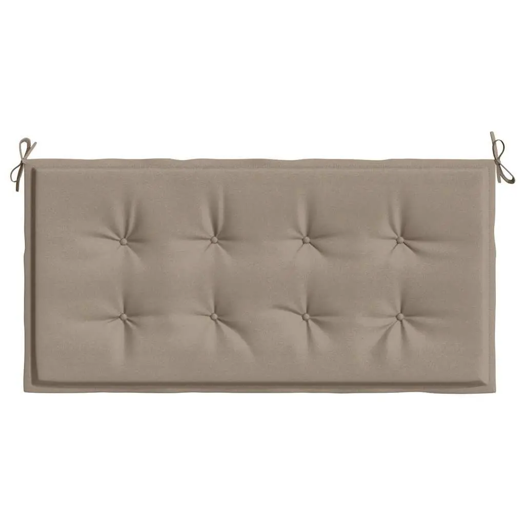 Garden Bench Cushion Taupe 120x50x3cm Oxford Fabric Water-Resistant Outdoor